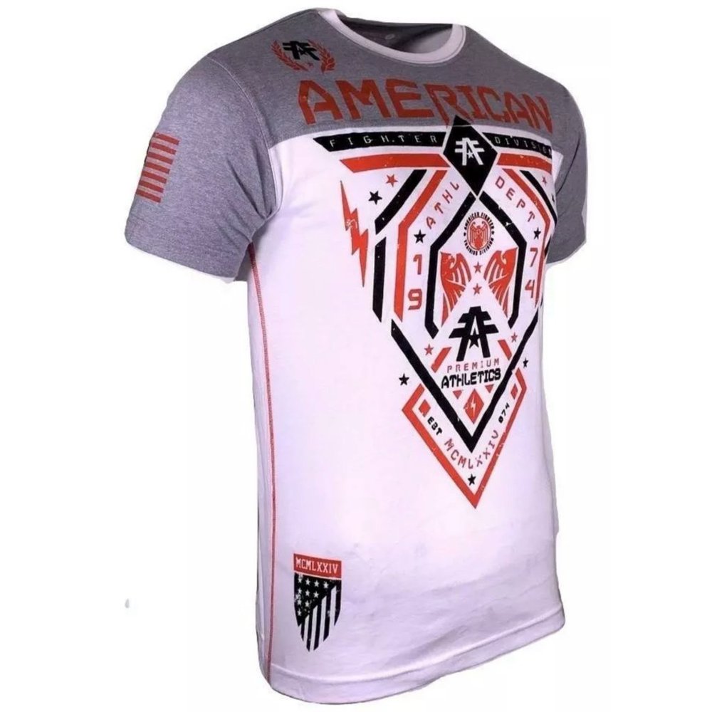 AMERICAN FIGHTER Men's T-Shirt S/S FAIRBANKS 50/50 - Picture 11 of 11